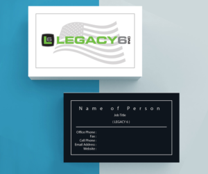 Business Card Design by M6G for Legacy 6 Inc | Design: #14468257