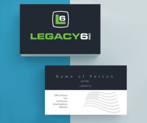 Business Card Design by M6G for Legacy 6 Inc | Design: #14468345