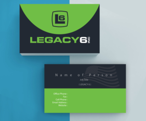 Business Card Design by M6G for Legacy 6 Inc | Design: #14473861