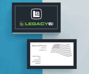 Business Card Design by M6G for Legacy 6 Inc | Design: #14474643