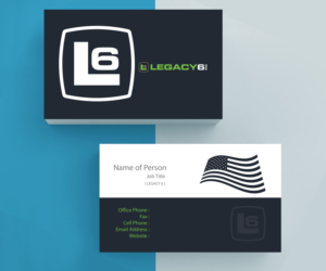 Business Card Design by M6G for Legacy 6 Inc | Design: #14477456