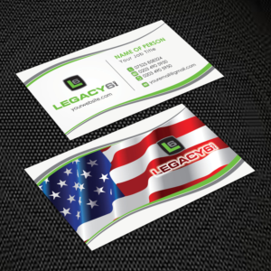 Business Card Design by Versatile.Designer for Legacy 6 Inc | Design: #14494527