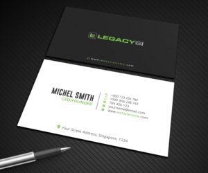Visitenkarten-Design von Graphic Flame für Legacy 6 Inc | Design: #14475530