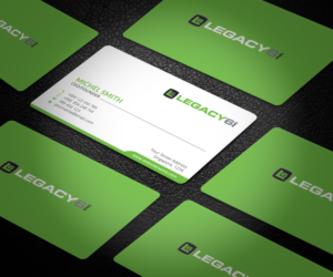 Business Card Design by Graphic Flame for Legacy 6 Inc | Design: #14475596