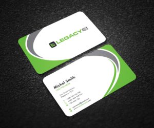 Business Card Design by Graphic Flame for Legacy 6 Inc | Design: #14475613