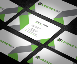 Business Card Design by Graphic Flame for Legacy 6 Inc | Design: #14475617