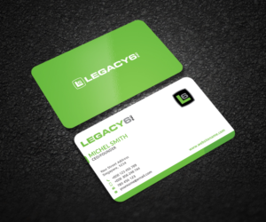 Business Card Design by Graphic Flame for Legacy 6 Inc | Design: #14475626