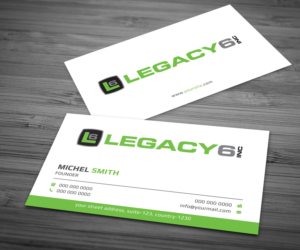 Business Card Design by Graphic Flame for Legacy 6 Inc | Design: #14476052