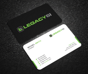 Business Card Design by Graphic Flame for Legacy 6 Inc | Design: #14476053