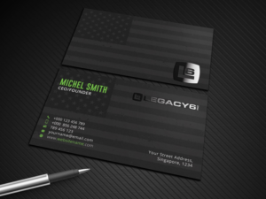 Business Card Design by Graphic Flame for Legacy 6 Inc | Design: #14705457