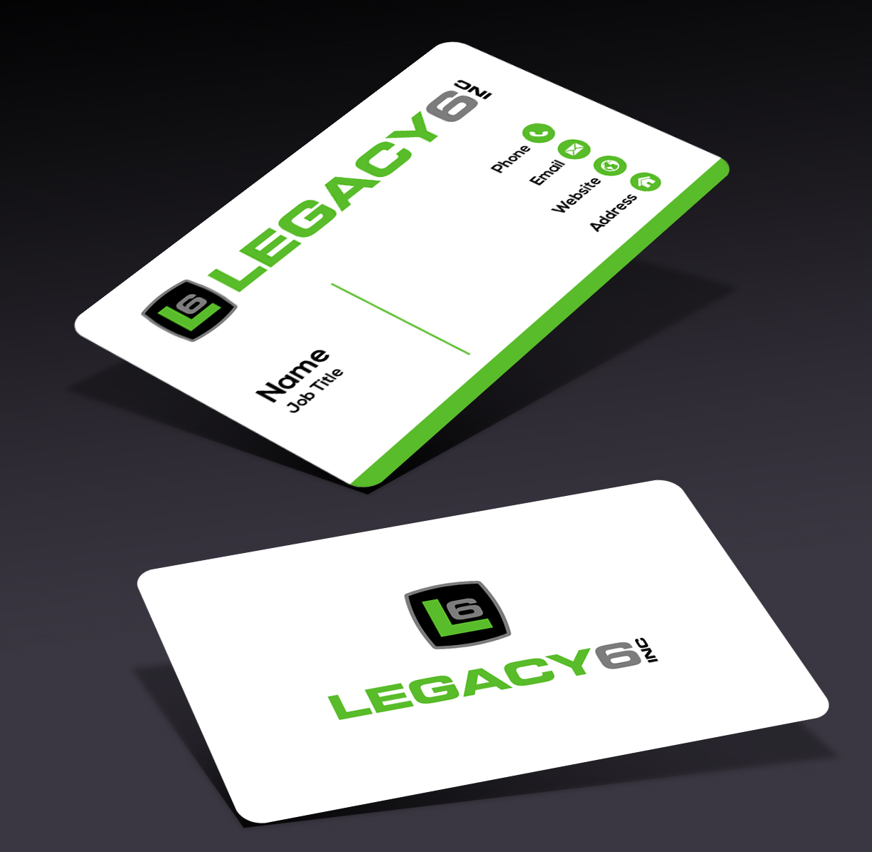 Business Card Design by Mai Duyen for Legacy 6 Inc | Design #14461885