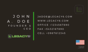 Business Card Design by GraphicsbyKarmen