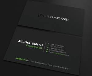 Diseño de Tarjeta de Presentación por Guruje para Legacy 6 Inc | Diseño: #14468158