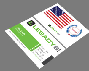 Business Card Design by TRZN for Legacy 6 Inc | Design: #14621296