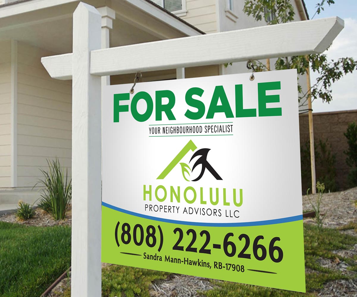 Signage Design by Designers Hub for Honolulu Property Advisors LLC | Design #14594529
