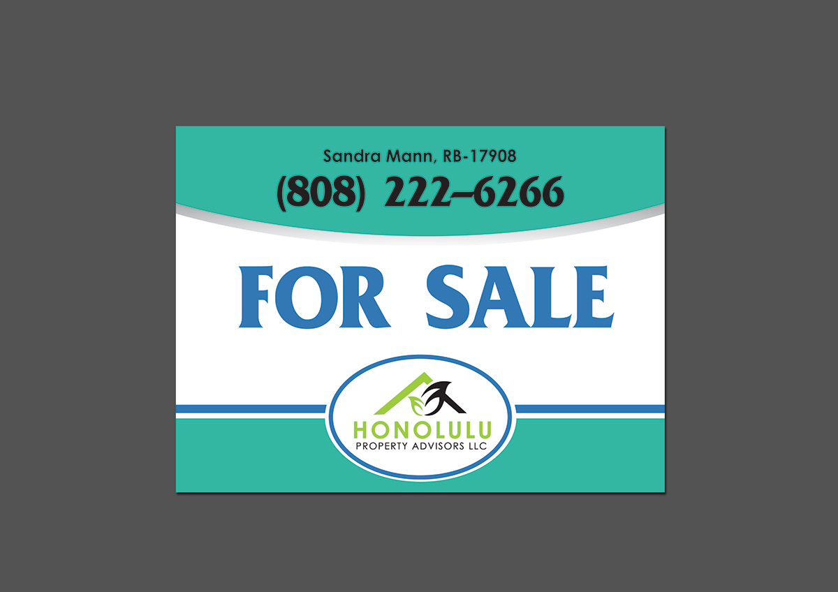 Signage Design by GM79 for Honolulu Property Advisors LLC | Design #14488148