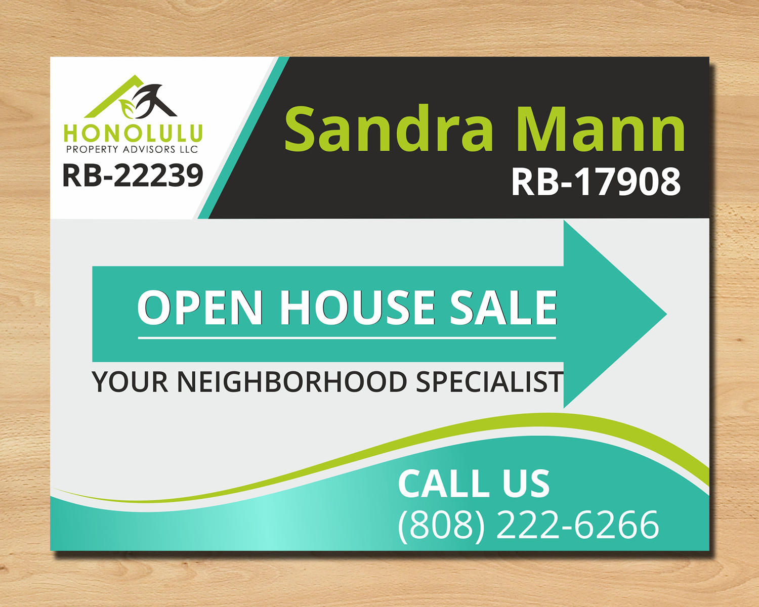Schilder-Design von ecorokerz für Honolulu Property Advisors LLC | Design #14476003