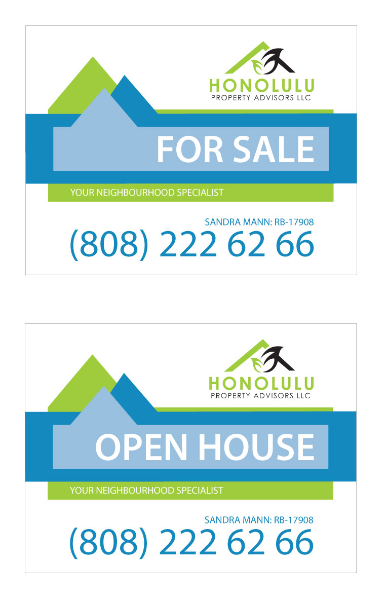 Signage Design by Buechler for Honolulu Property Advisors LLC | Design #14498840