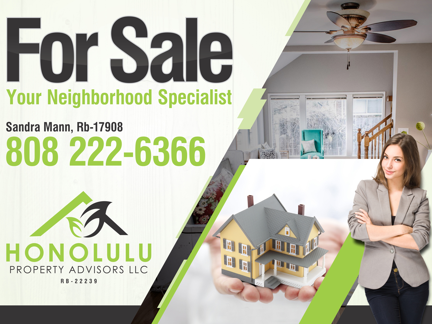 Schilder-Design von Marketing Wings für Honolulu Property Advisors LLC | Design #14491603