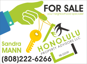 Diseño de Señalética por Maestroto para Honolulu Property Advisors LLC | Diseño #14468745