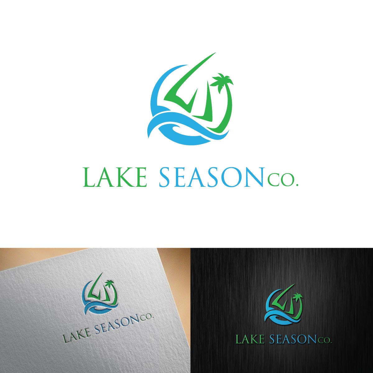 Logo Design by johnnyblackman for Lake Season Co.  | Design #14458269