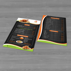 Menu Design by debdesign for this project | Design: #14516953
