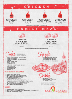 Menu Design by mrmrnjr for this project | Design: #14480164