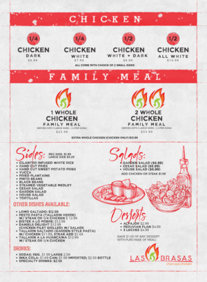 Menu Design by mrmrnjr for this project | Design: #14481074