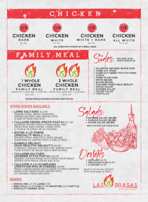 Menu Design by mrmrnjr for this project | Design: #14481898