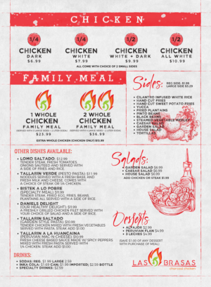 Menu Design by mrmrnjr for this project | Design: #14483875