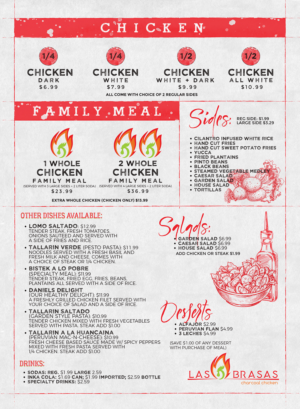Menu Design by mrmrnjr for this project | Design: #14494734