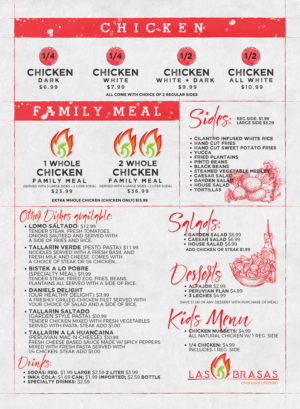 Menu Design by mrmrnjr for this project | Design: #14498199