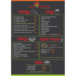Menu Design by Muhammed Farooq