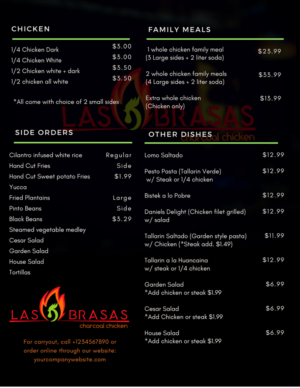 Menu Design by GraphicsbyKarmen for this project | Design: #14496976