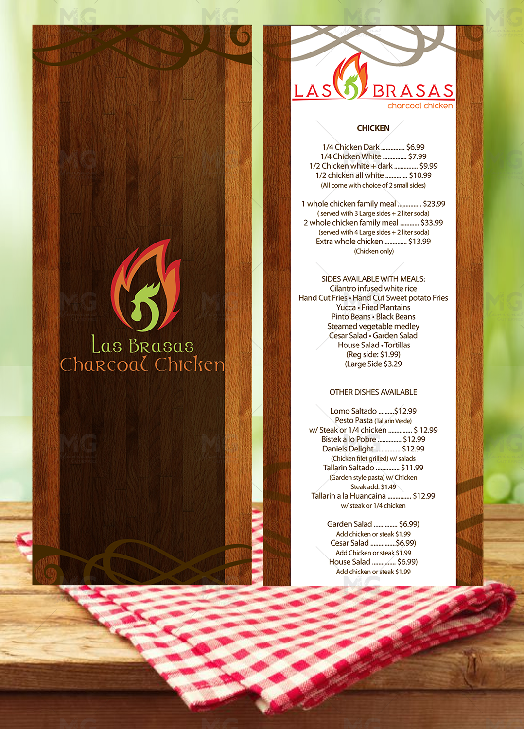Menu Design by mgfrontado for this project | Design #14474243