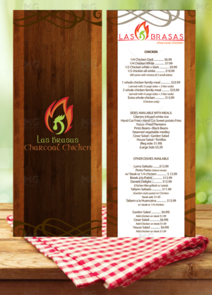 Menu Design by mgfrontado for this project | Design: #14474243