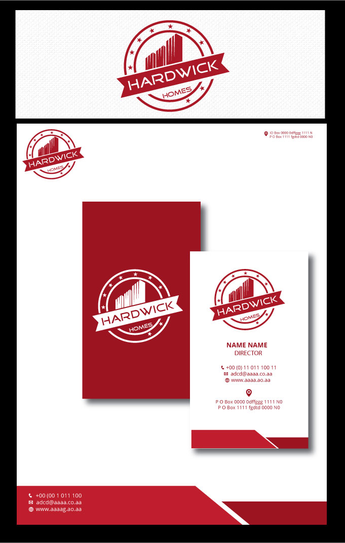 Diseño de Logo por zebronicgraphic para Hardwick Homes | Diseño #14496313