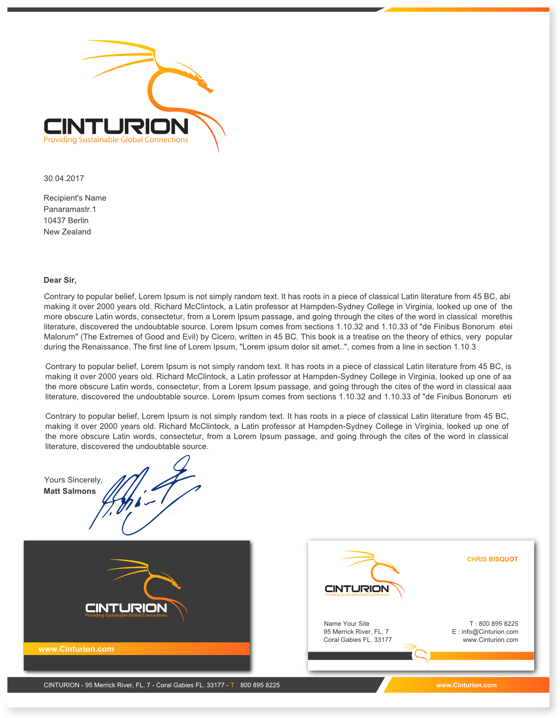Logo Design by kensy for Cinturion | Design #14462316