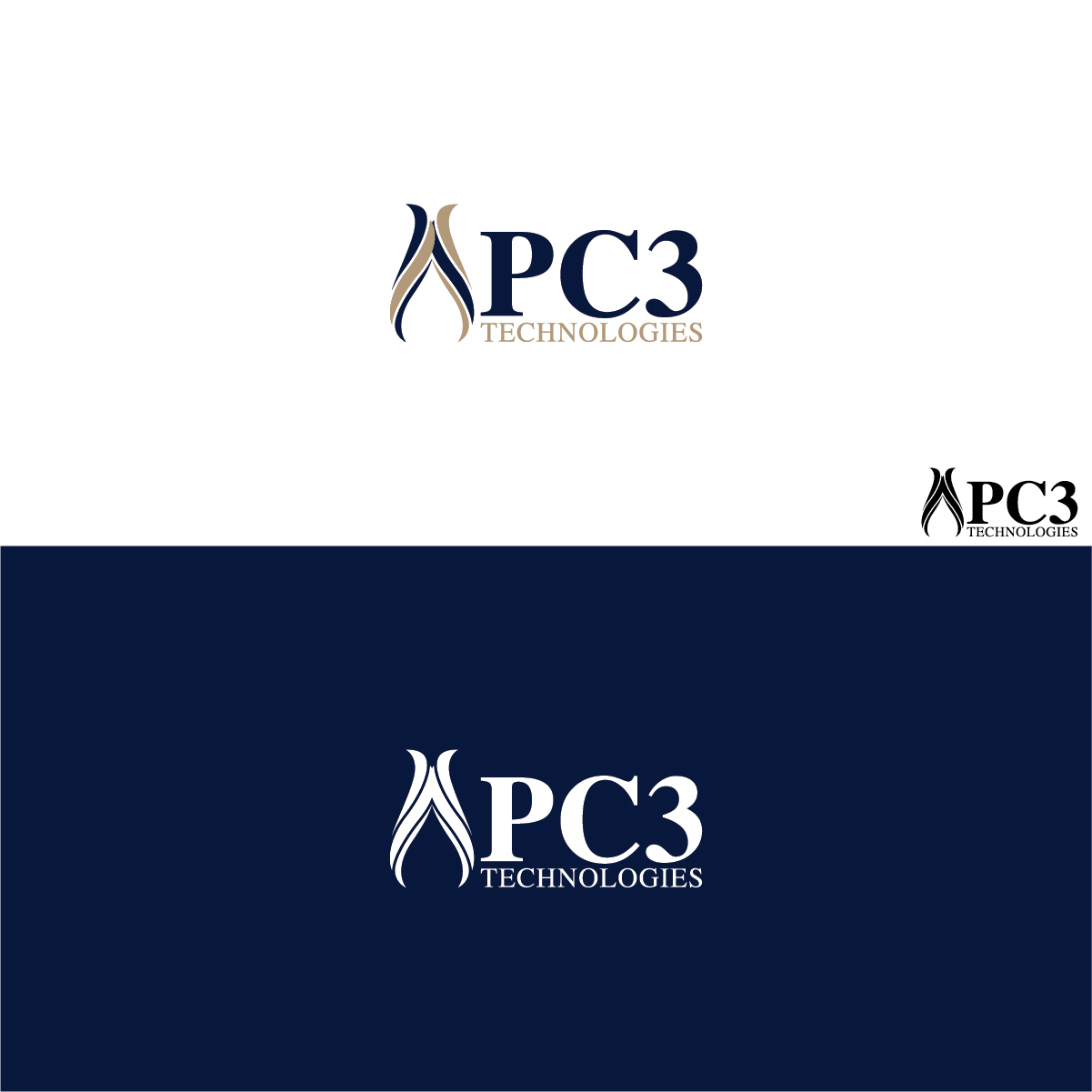 Diseño de Logo por 3Guys para PC3 Technologies | Diseño #14481999