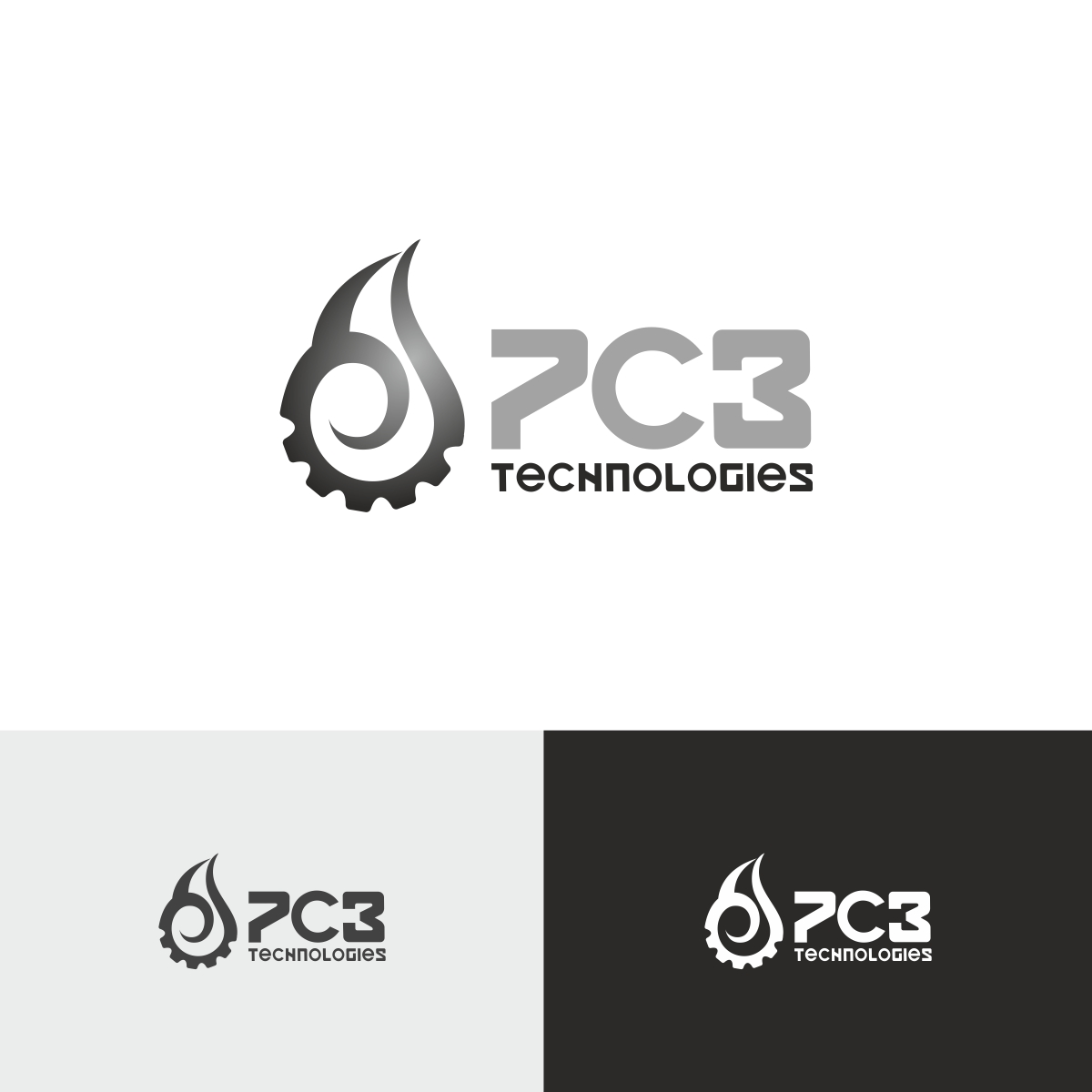 Diseño de Logo por e-graphics para PC3 Technologies | Diseño #14473674