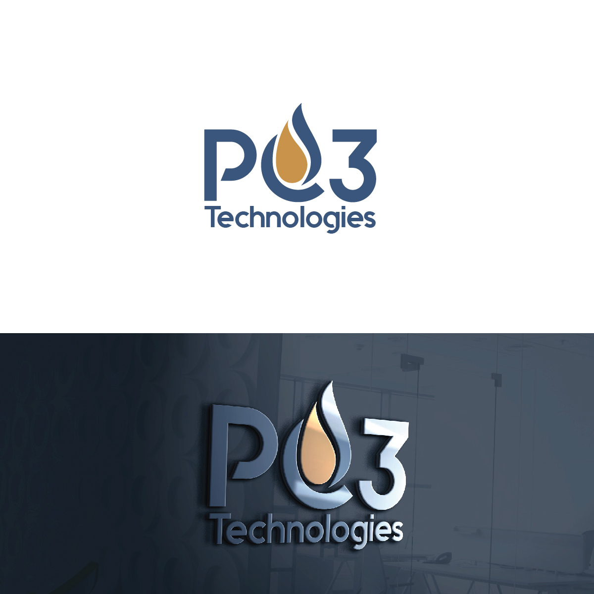 Diseño de Logo por e-graphics para PC3 Technologies | Diseño #14477711
