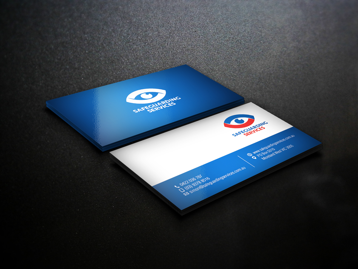 Design de Carte de Visite par Sergio Coelho pour Safeguarding Services | Design #14481217