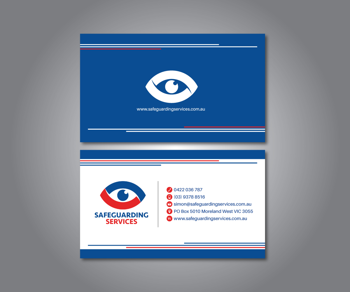 Business Card Design by M.Pirs for Safeguarding Services | Design #14468657
