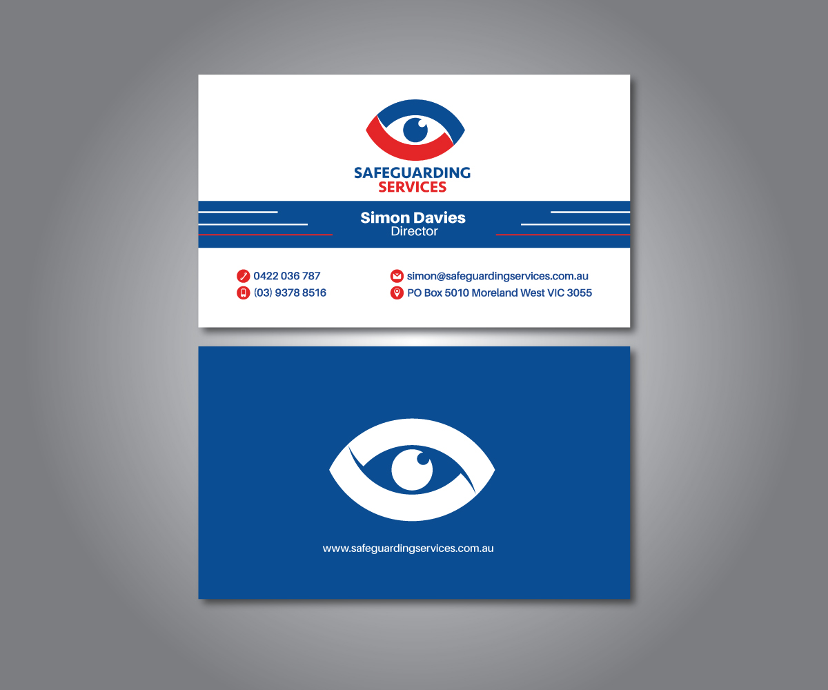 Diseño de Tarjeta de Presentación por M.Pirs para Safeguarding Services | Diseño #14482188