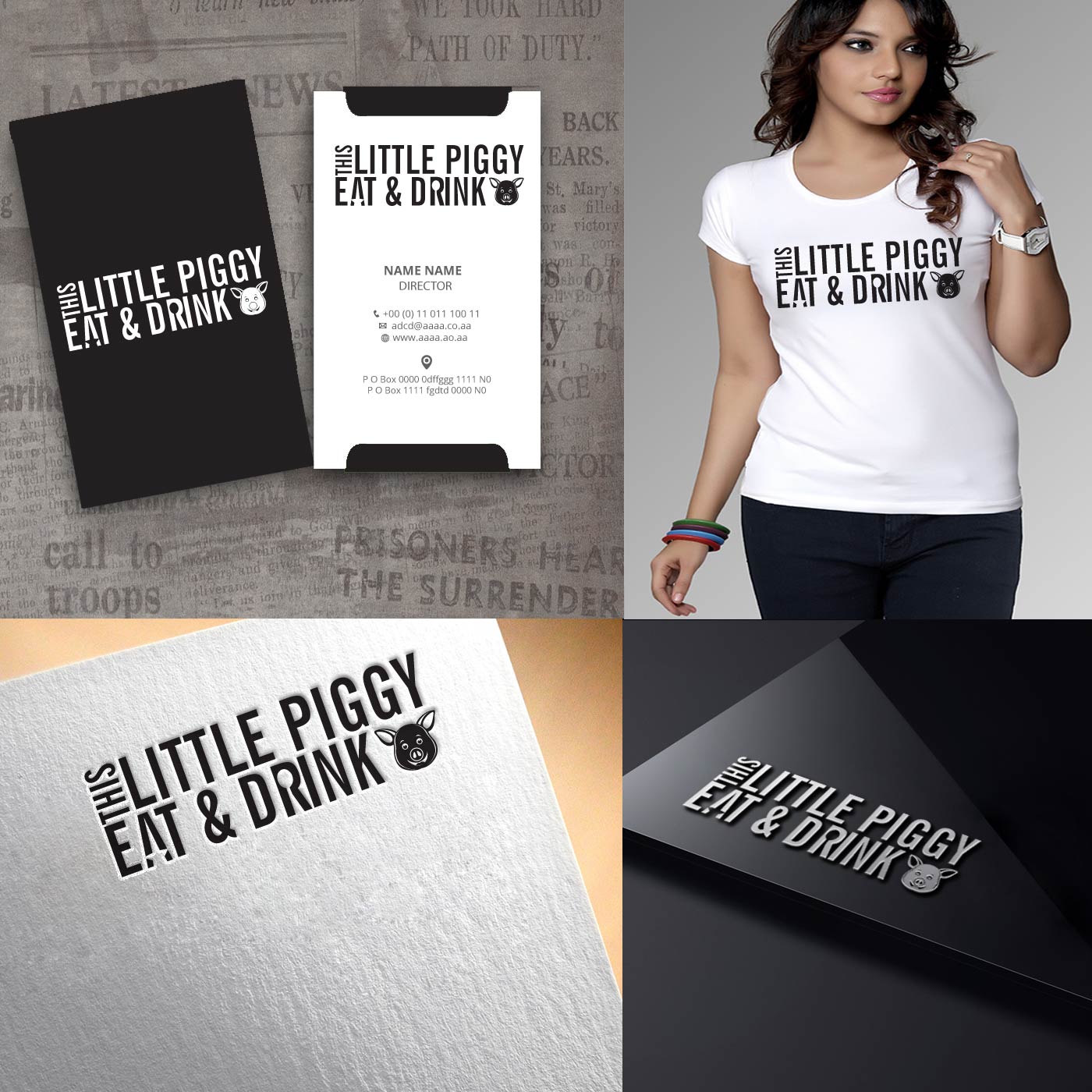 Logo Design by zebronicgraphic for This Little Piggy & Co | Design #14496272