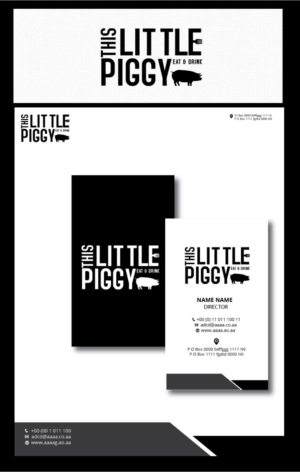 Design de Logo par zebronicgraphic pour This Little Piggy & Co | Design : #14496289
