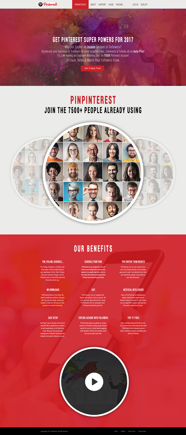 Web-Design von Impressive Solutions für PinPinterest | Design #14526132