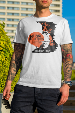Iguana on Rocks Shirt for Climbers | T-Shirt-Design von Kero