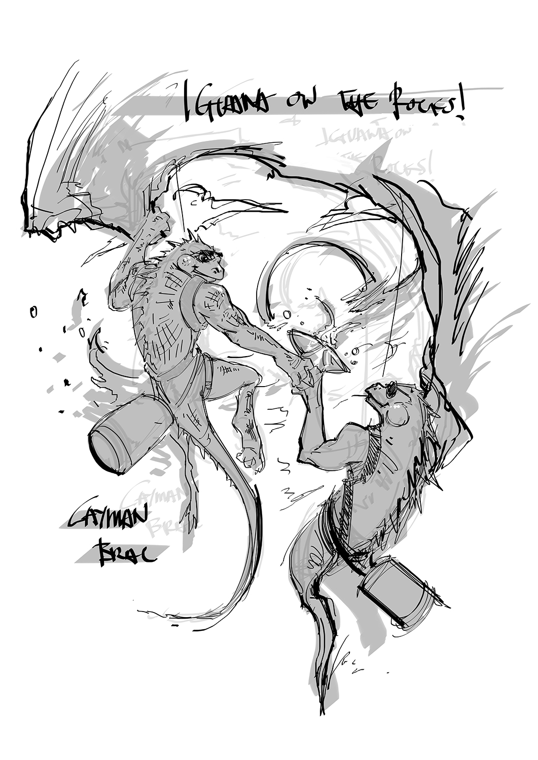 Design de T-shirt par Grizzern pour Cayman Rock Climbing | Design #14606026