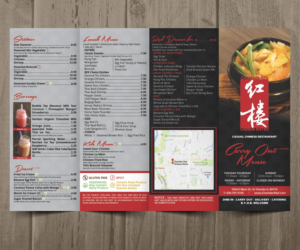 Menu Design by Cut and Glue